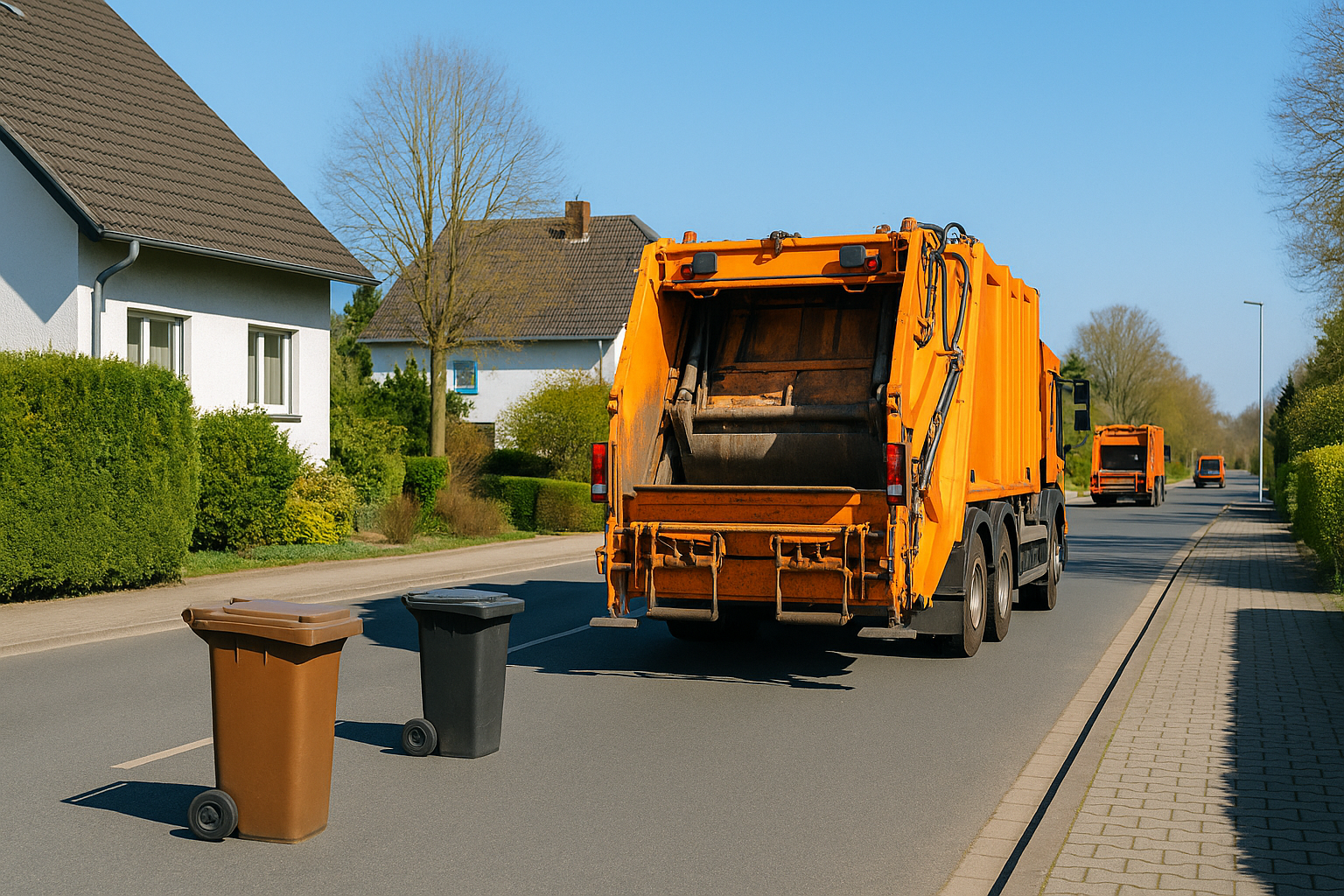 Müllabfuhr in Bielefeld Senne